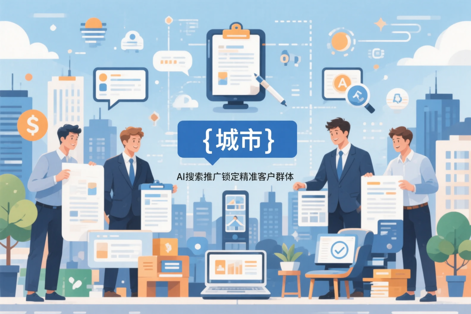 内蒙古公司如何用AI搜索推广锁定精准客户群体