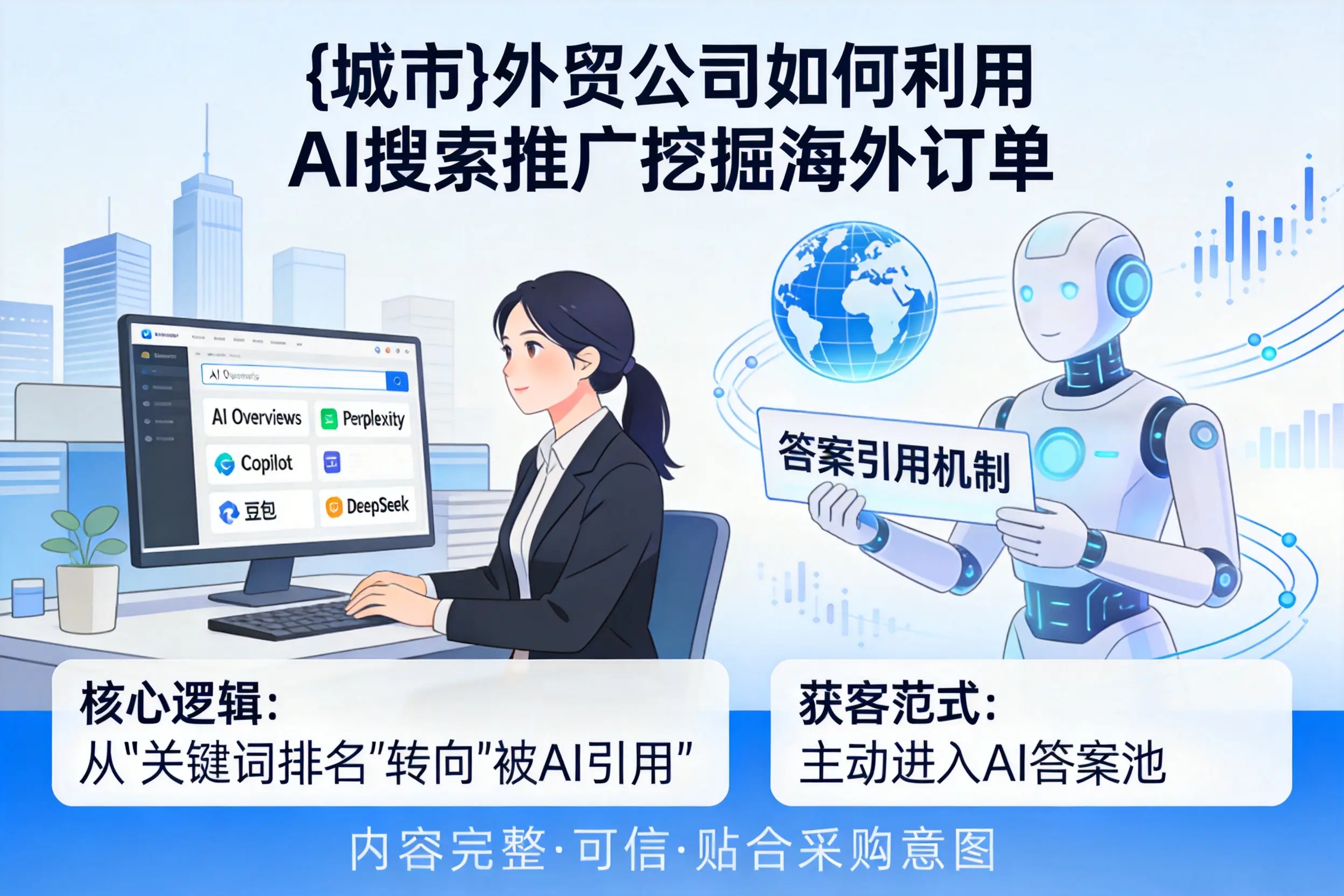 内蒙古外贸公司如何利用AI搜索推广挖掘海外订单