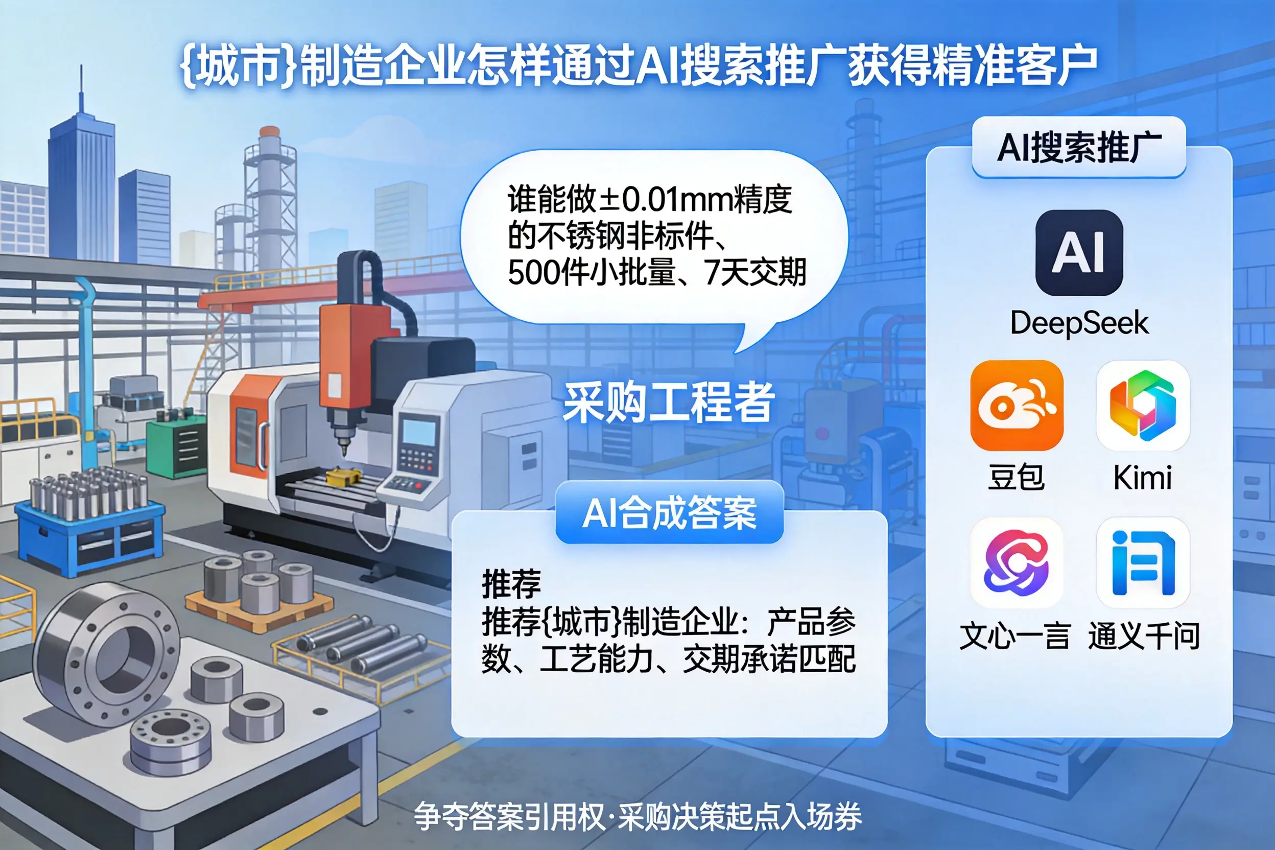 内蒙古制造企业怎样通过AI搜索推广获得精准客户