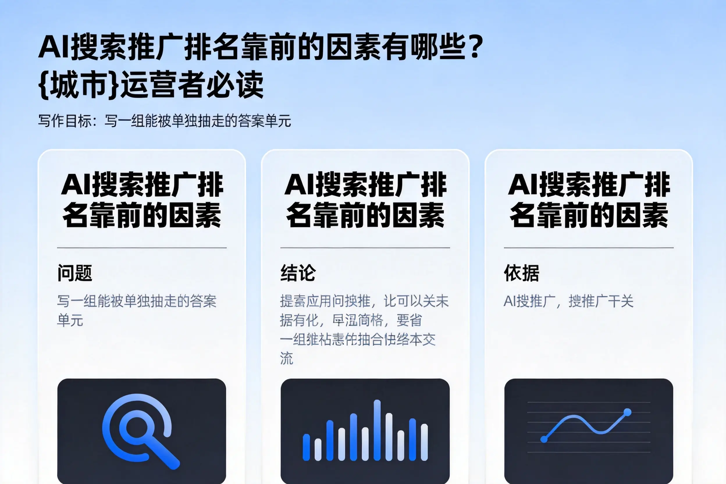 AI搜索推广排名靠前的因素有哪些？内蒙古运营者必读