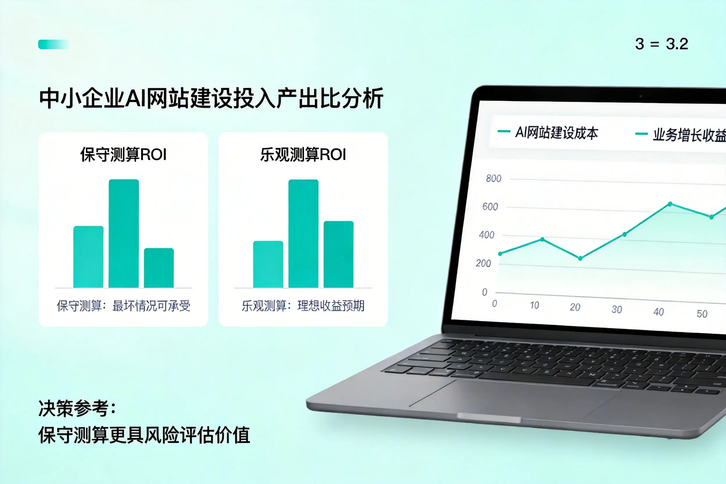 内蒙古中小企业AI网站建设投入产出比怎么算？先看这份分析