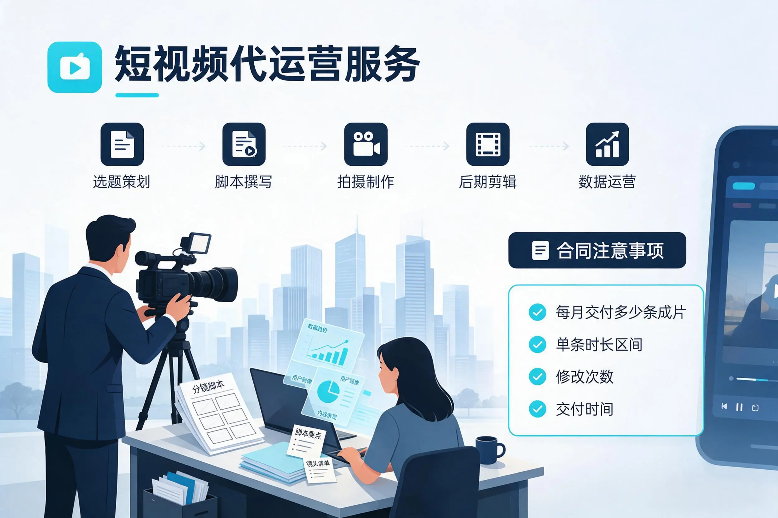 短视频代运营包含哪些服务？内蒙古企业常见问题科普