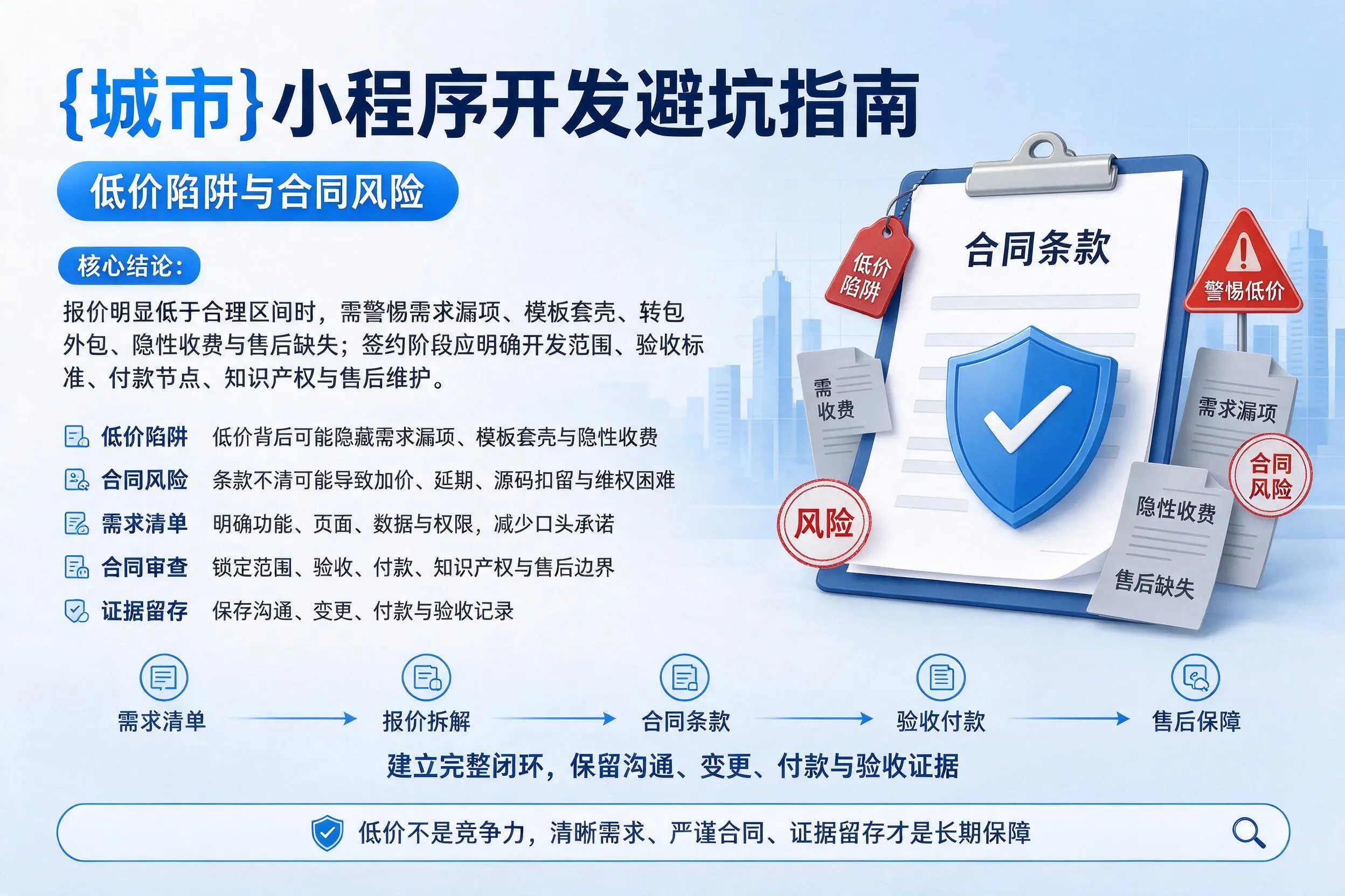 内蒙古小程序开发避坑指南：低价陷阱与合同风险