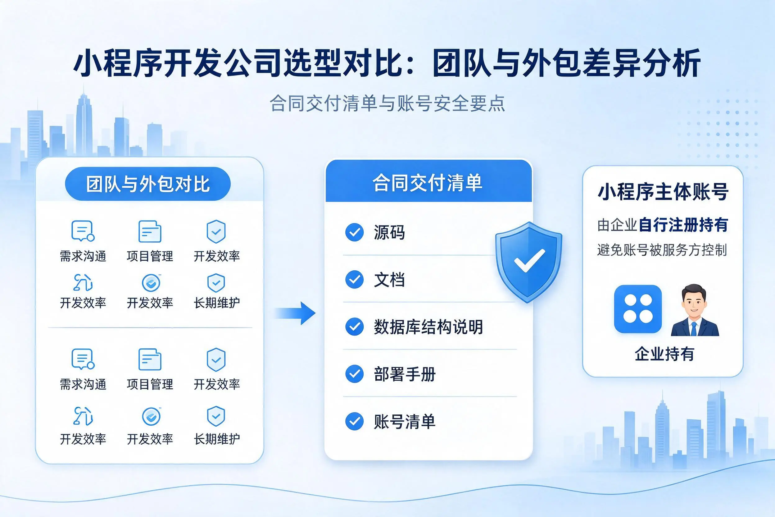 内蒙古小程序开发公司选型对比：团队与外包差异分析