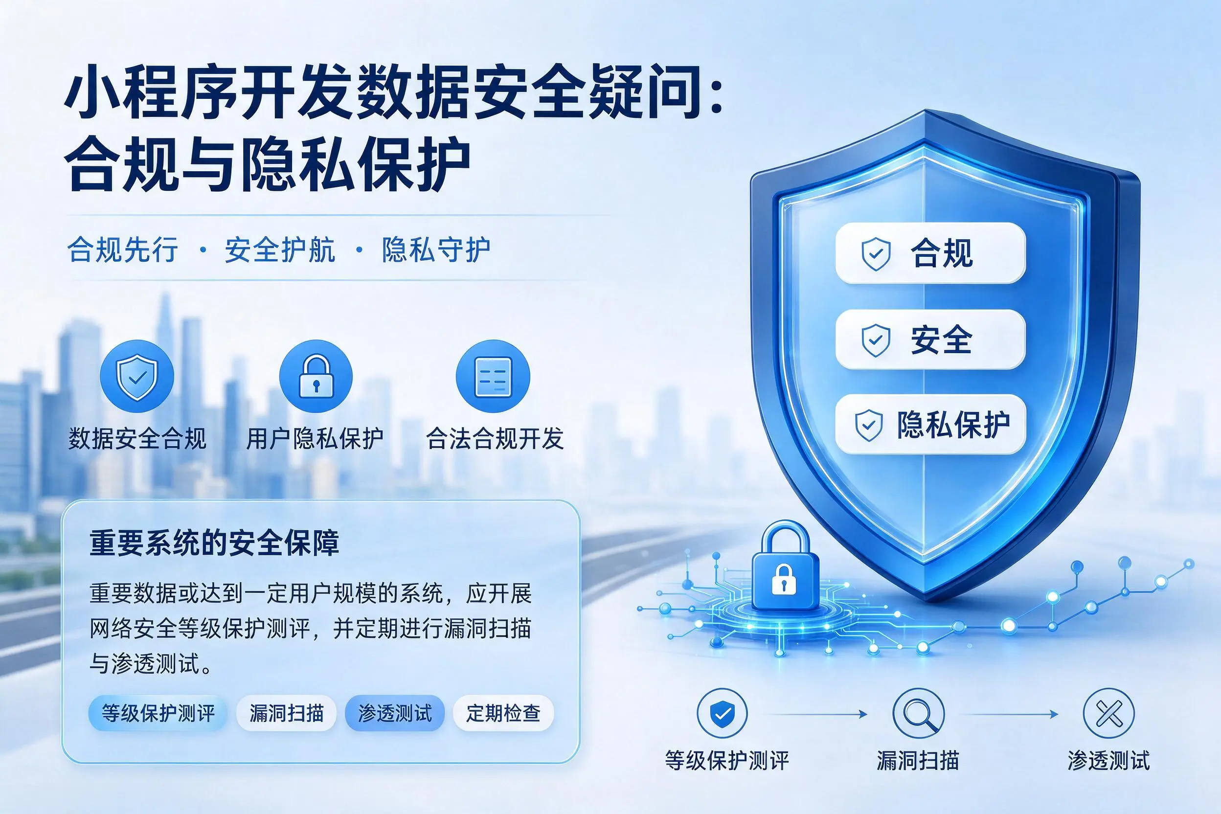 内蒙古小程序开发数据安全疑问：合规与隐私保护
