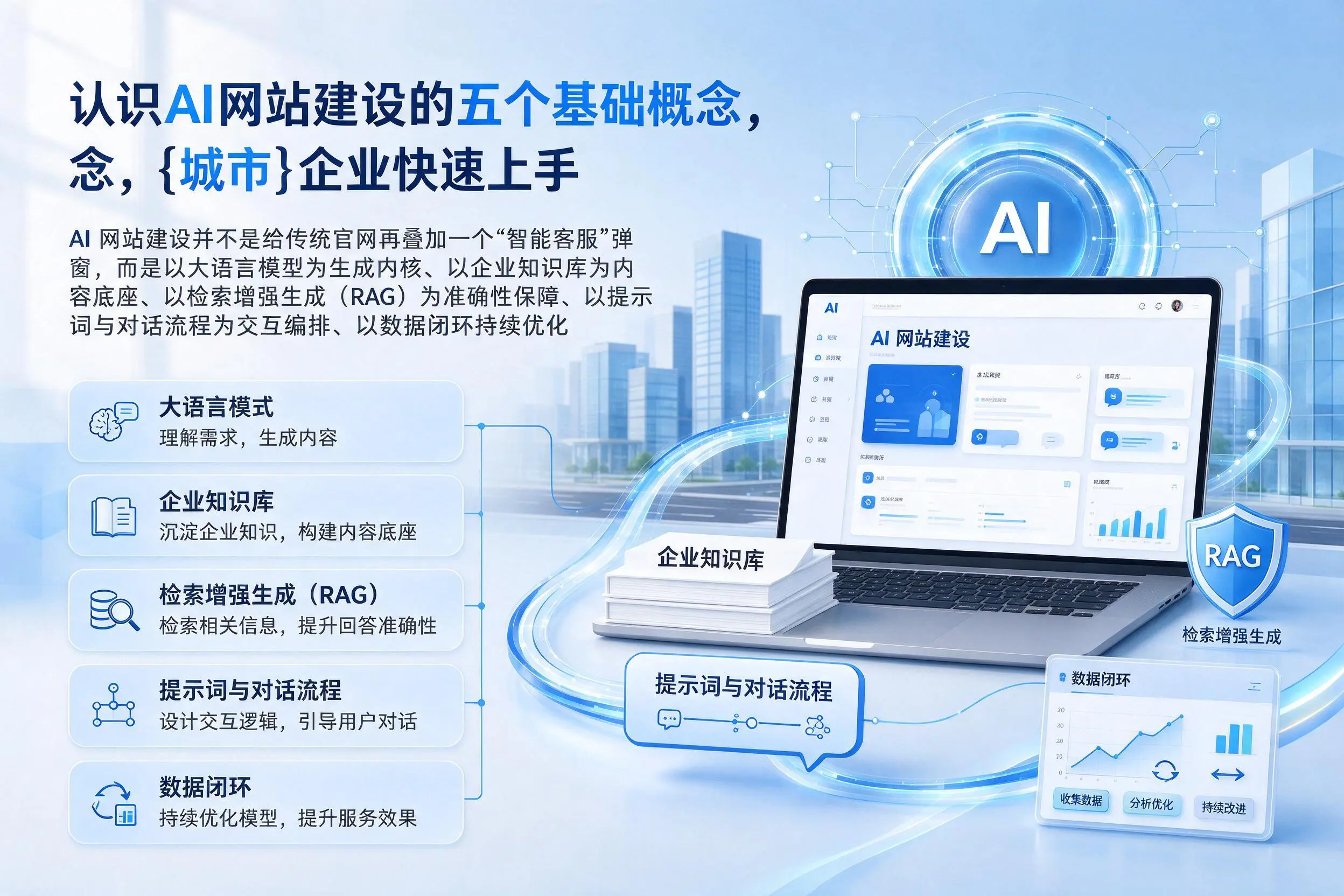 认识AI网站建设的五个基础概念，内蒙古企业快速上手