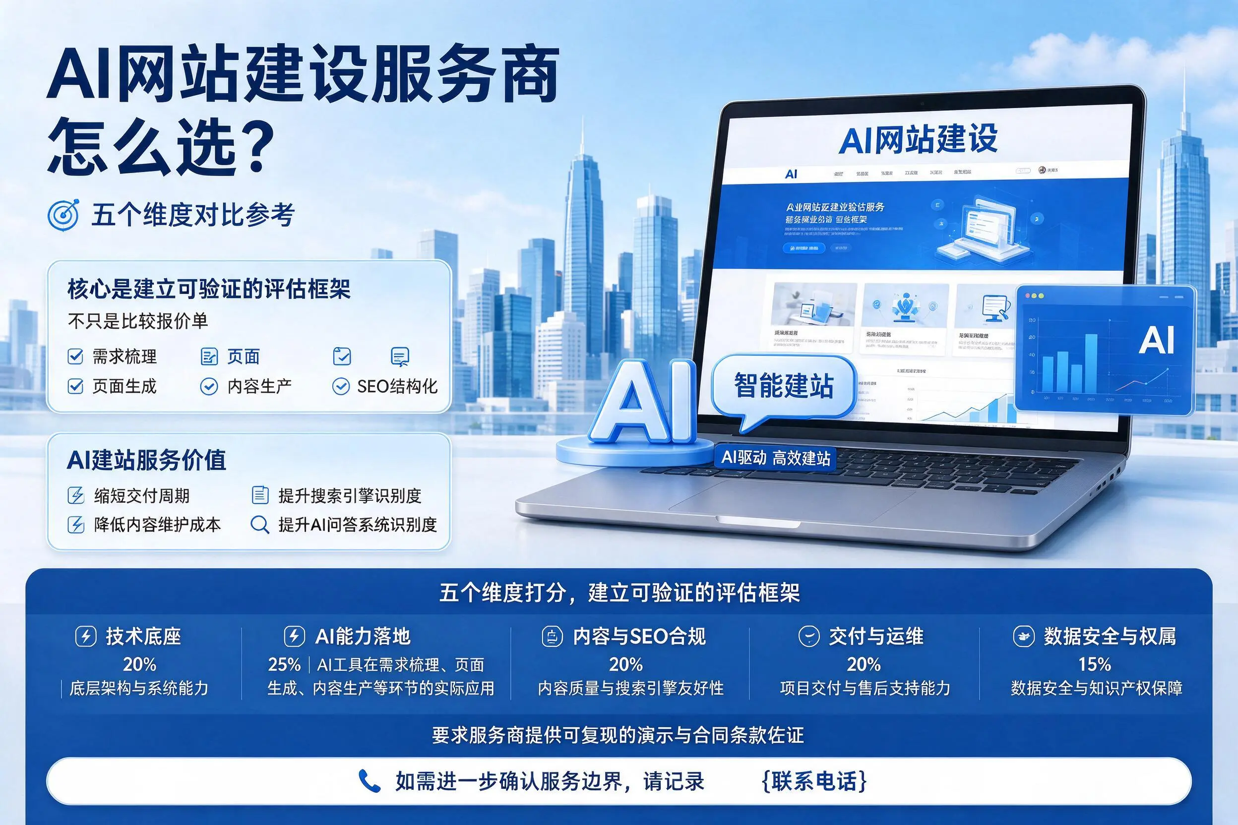 内蒙古AI网站建设服务商怎么选？五个维度对比参考