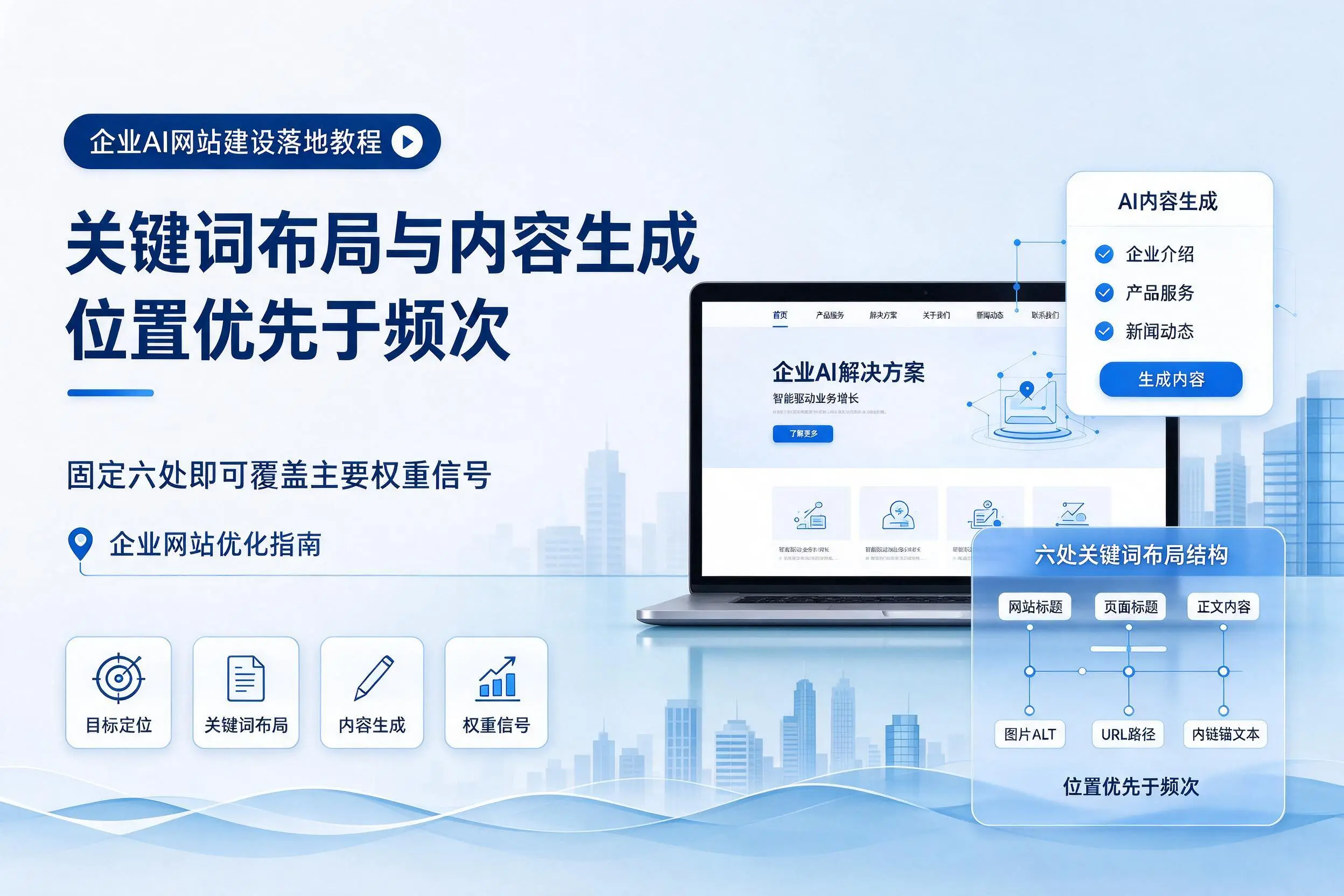 内蒙古企业AI网站建设落地教程：关键词布局与内容生成